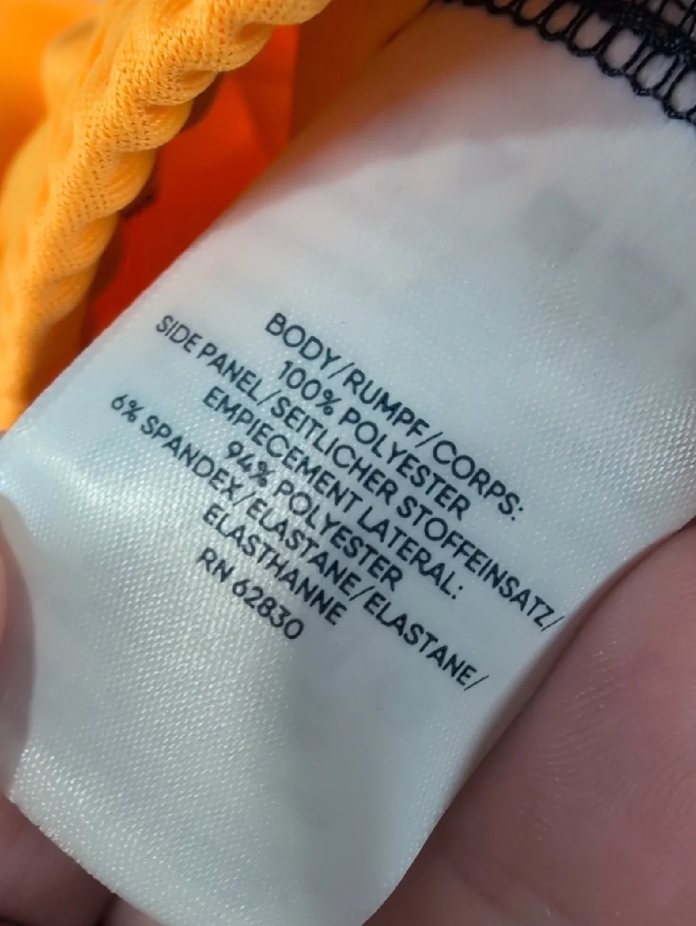 Lands' End Boys Orange & Navy Basketball Shorts Size M